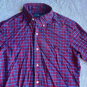 Ralph Lauren Plaid Button Down Shirt